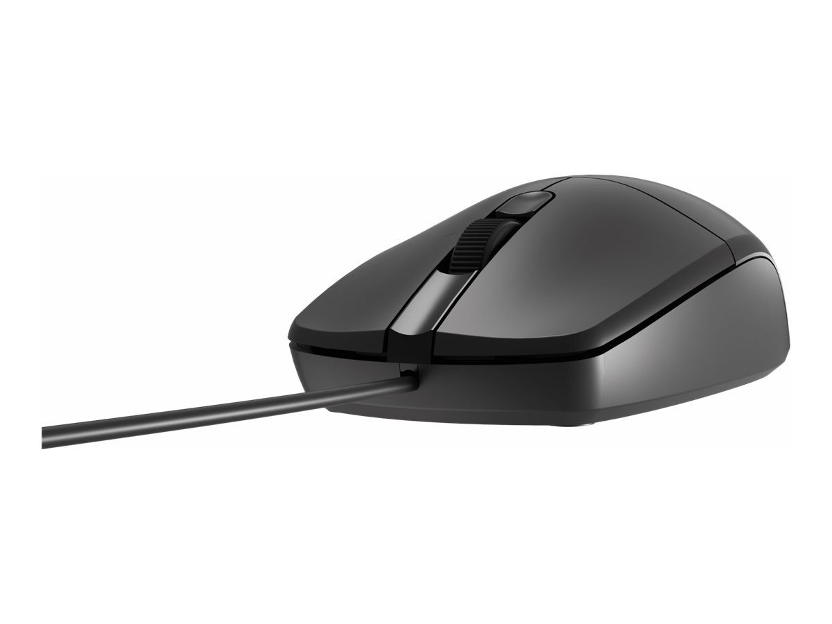 Mouse, Optical, Wired, Black