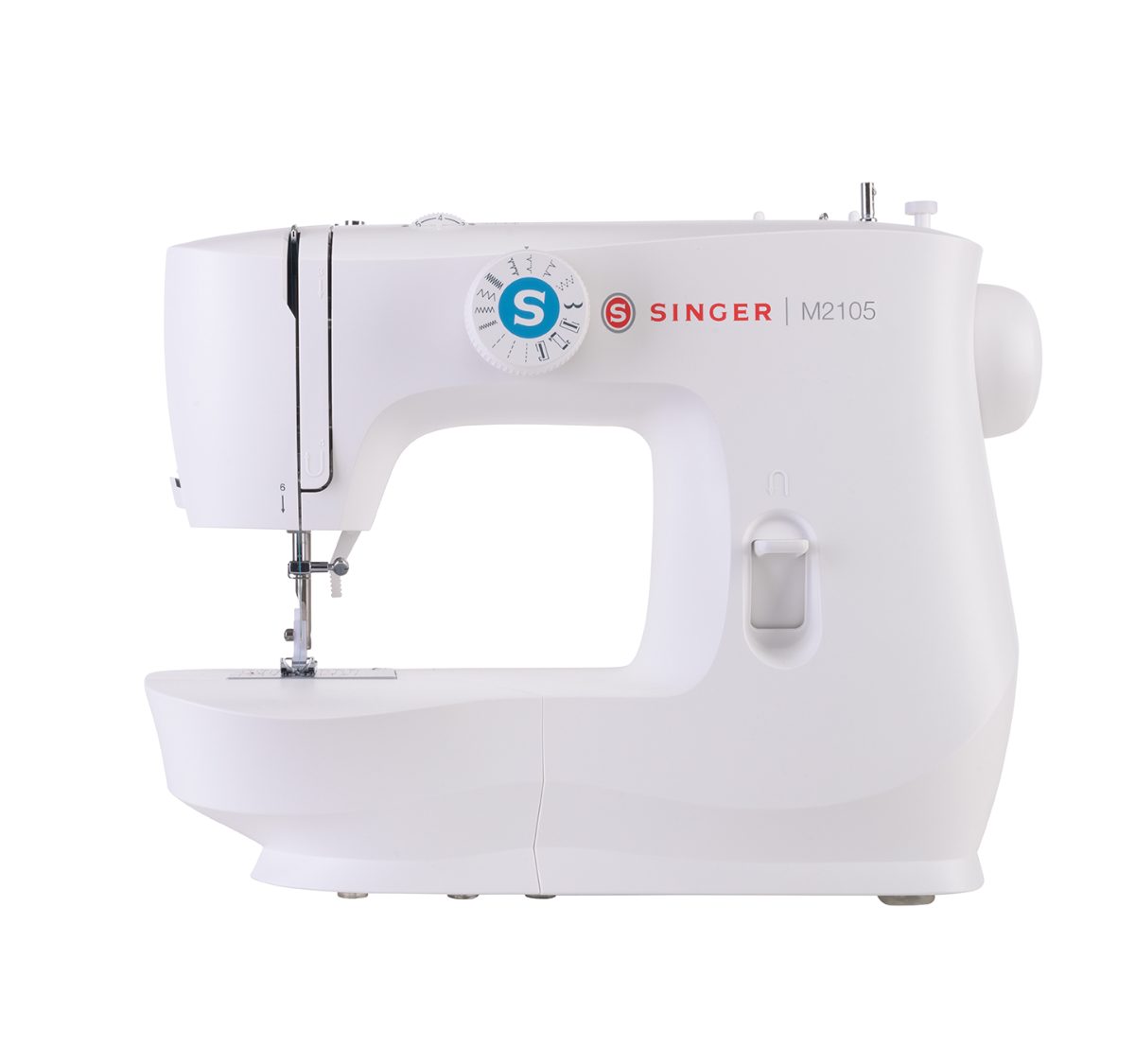 Sewing Machine, M2105, Number of stitches 8, Number of buttonholes 1, White