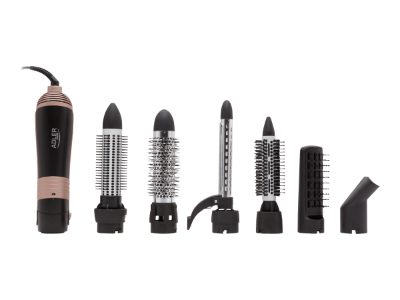 Hair Styler, AD 2022, Temperature (max) 80 °C, Number of heating levels 3, 1200 W, Black