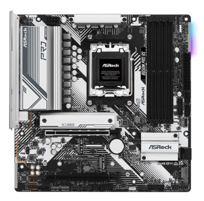 Mainboard, ASROCK, AMD B650, SAM5, Micro-ATX, Memory DDR5, Memory slots 4, 1xPCI-Express 3.0 16x, 1xPCI-Express 4.0 16x, 1xM.2, 1xHDMI, 1xDisplayPort, 4xUSB 2.0, 3xUSB 3.2, 1xUSB-C, 1xRJ45, B650MPRORS