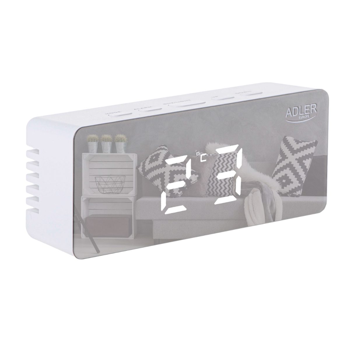 Alarm Clock, AD 1189W, Alarm function, White