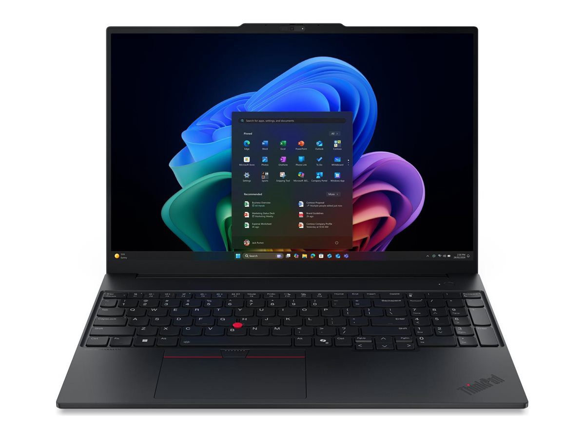 Lenovo ThinkPad E16 Gen 4 16 WUXGA i5-320/16GB/512GB/Intel Graphics/WIN11 Pro/ENG Backlit kbd/Black/FP/3Y Warranty, Lenovo