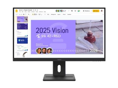 ThinkVision E27Q-40, 27 ", IPS, QHD, 16:9, 100 Hz, 4 ms, 2560 x 1440 pixels, 350 cd/m², HDMI ports quantity 2, Black