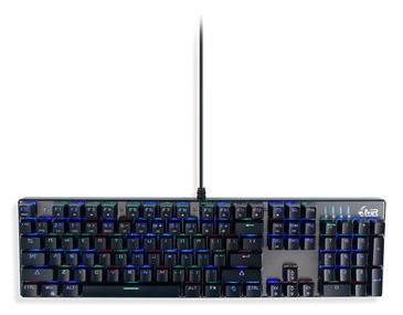 KEYBOARD GS101 BLACK/SILVER/MRGS101-UK MEDIARANGE