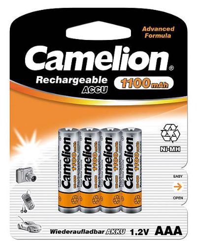 AAA/HR03, 1100 mAh, Rechargeable Batteries Ni-MH, 4 pc(s)