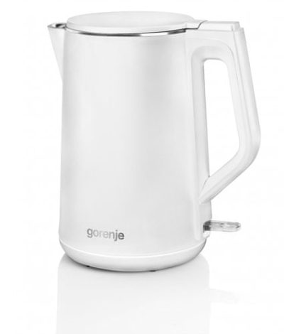 Kettle, K15DWW, Electric, 2200 W, 1.5 L, Plastic/Metal, 360° rotational base, White