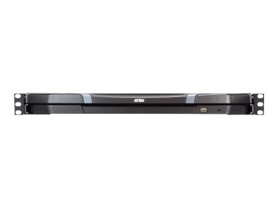 1U Ultra Short Depth Dual Rail WideScreen LCD Console (USB/HDMI/DVI/VGA)