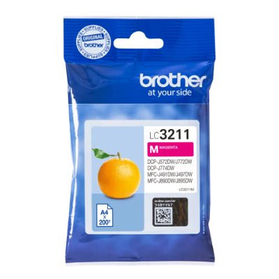 Brother LC3211M, Inkjet cartridge, Magenta