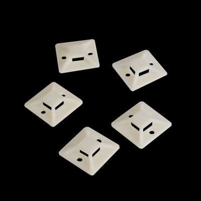 Cable Tie Mounts 28x28 mm, KAB0044, Adhesive base for cable ties. For the structured laying of cables or hoses.