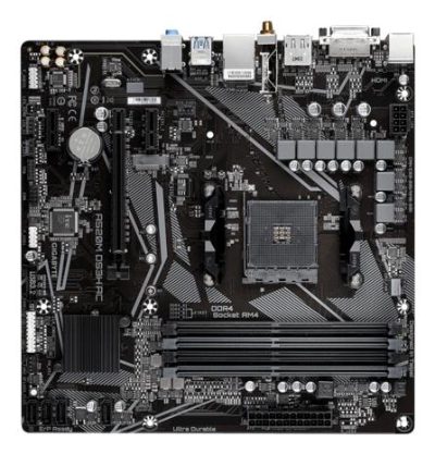 Mainboard, GIGABYTE, AMD A520, SAM4, Micro-ATX, Memory DDR4, Memory slots 4, A520MDS3HAC1.4