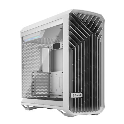Torrent White TG Clear Tint, White, ATX