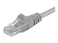 CAT 6 patch cable, U/UTP, Grey RJ45 male (8P8C), RJ45 male (8P8C)