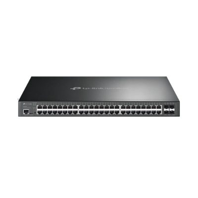 Switch, TP-LINK, Omada, TL-SG3452XP, Type L2+, Rack, 48x10Base-T / 100Base-TX / 1000Base-T, 4xSFP+, 1, PoE+ ports 48, 500 Watts