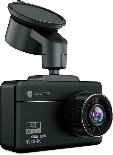 Dashcam with Wi-Fi, GPS-informer, and digital speedometer, R980 4K, GPS (satellite), 854 x 480, Maps included