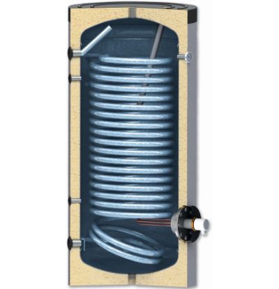 SWPN200, Enameled Water Heater 200L with Heat Exchanger 1.9 m