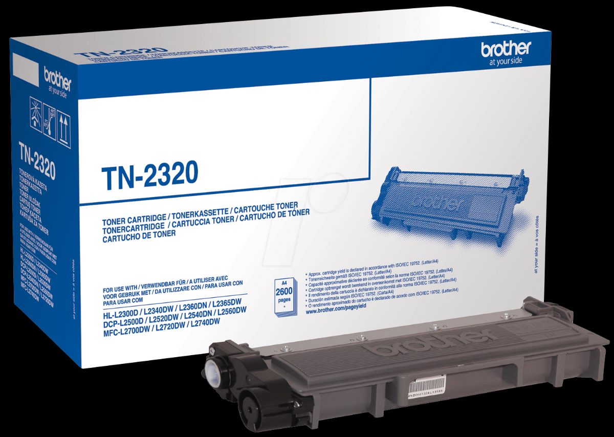 Brother TN-2320, Toner Cartridge, Black