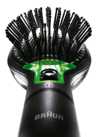 BRAUN matu ķemme ar  jonizāciju