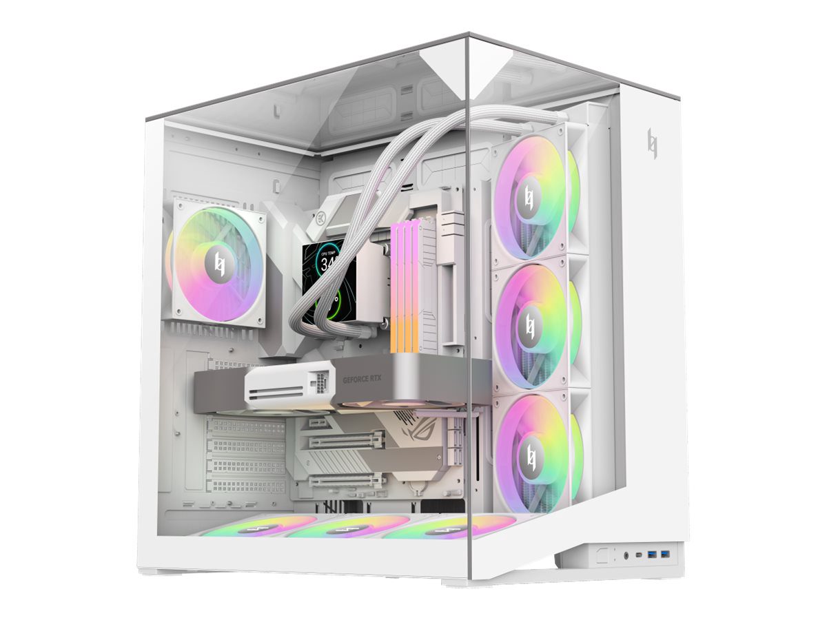 Gamemax Case, NEX C56 VC WH, ATX