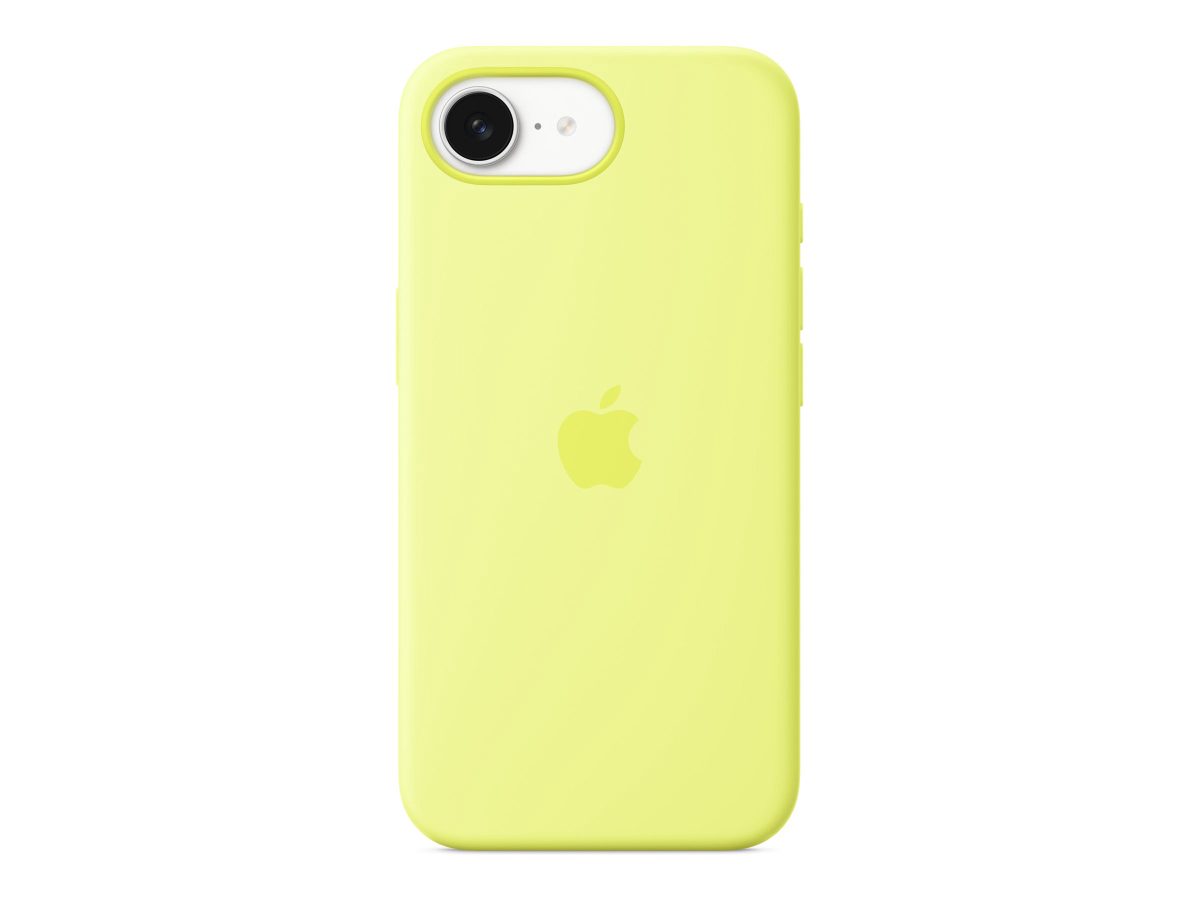 Apple iPhone 16e Silicone Case – Neon Yellow, Apple