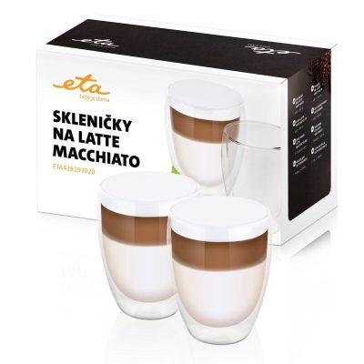 Latte Macchiato Glasses, ETA418193020, For coffee, 2 pc(s), Dishwasher proof