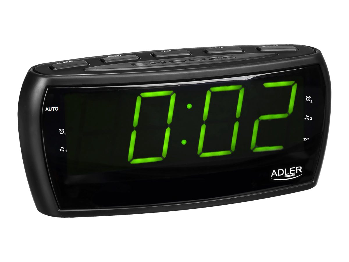 Alarmclock Radio, AD 1121, Alarm function, Black