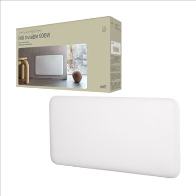 Heater, IB900DN Steel, Panel Heater, 900 W, Number of power levels 1, Suitable for rooms up to 11-15 m², White, N/A