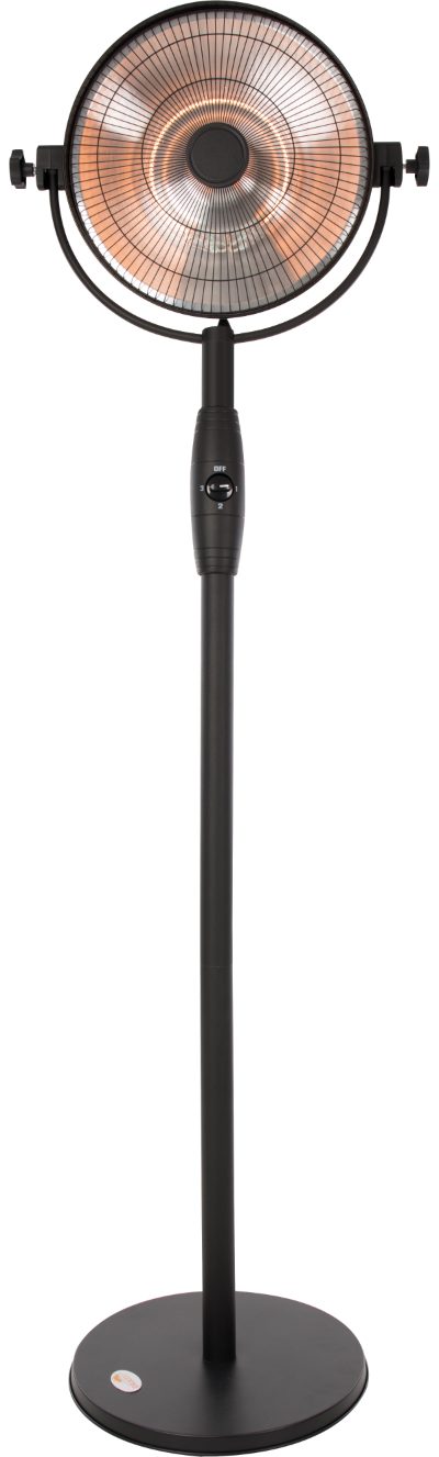 Heater, RSS16, Retro Bright Standing, Infrared, 2100 W, Black, IP54
