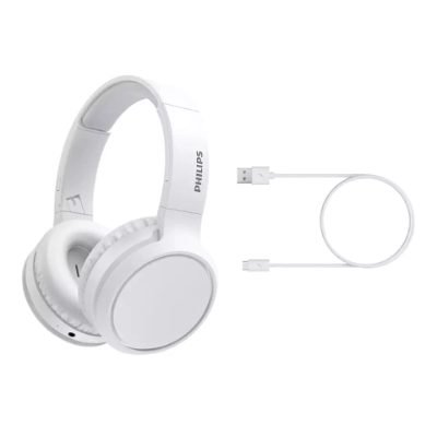 PHILIPS On-Ear austiņas ar Bluetooth, baltas