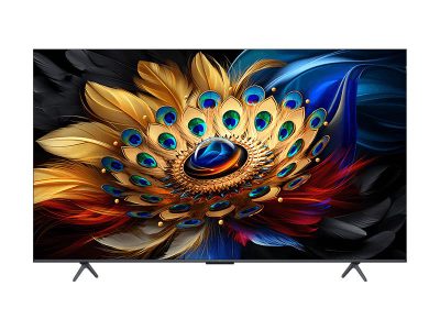 TV Set, TCL, 65", 4K/Smart, QLED, 3840x2160, Wireless LAN, Bluetooth, Google TV, Black, 65C655