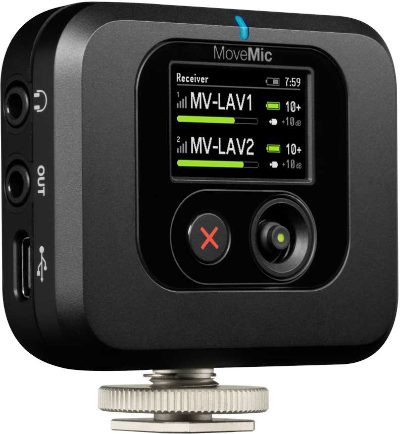 Shure Wireless Receiver For MoveMic, MV-R-Z6