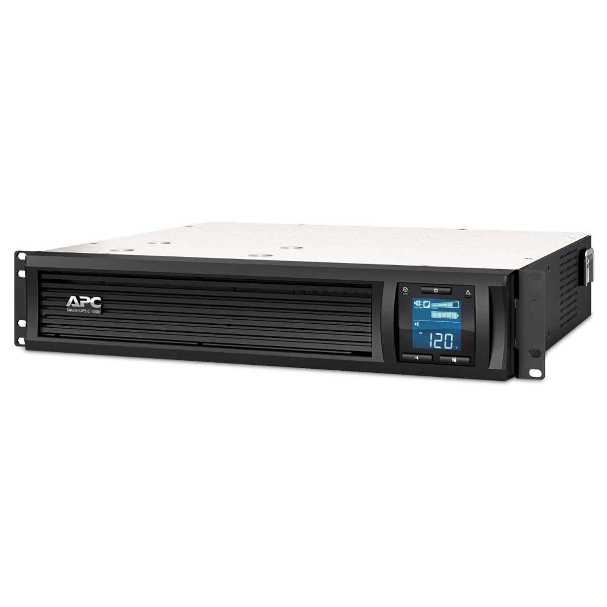 Schneider Electric APC Smart-UPS C, Rackmount 2U, 4x IEC C13 outlets, SmartConnect port, USB and serial communication, AVR, graphic LCD, SMC1000I-2UC, 1000 VA, 600 W, 230 V