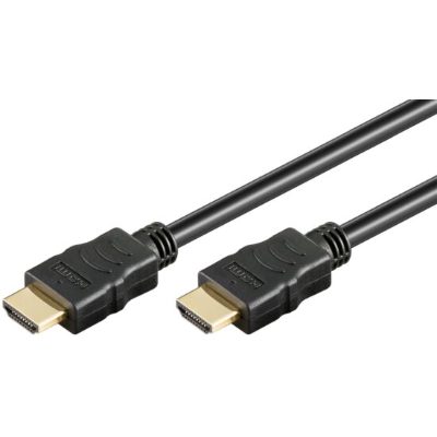 Goobay 61159 HDMI High Speed Cable with Ethernet, HDMI, 2 m