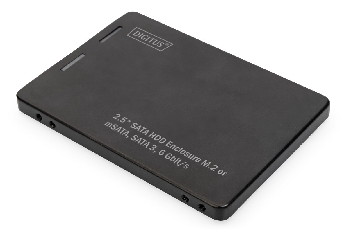 Digitus 2.5" SATA HDD Enclosure M.2 or mSATA, DA-71118