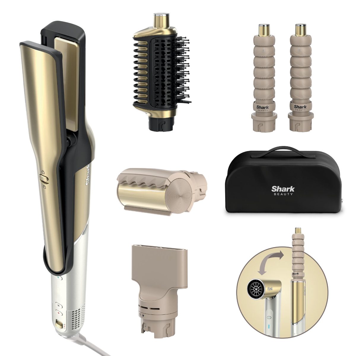 HAIR STYLER GLAM SLEEK & CURLS/MULTI HD6051SEU SHARK