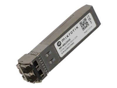 MikroTik SFP28 Module, XS+85LC01D, Dual LC UPC, 10000/25000 Mbit/s, Maximum transfer distance 100 m