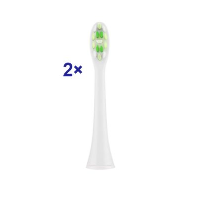 Toothbrush replacement, WhiteClean ETA070790400, Heads, For adults, Number of brush heads included 2, Number of teeth brushing modes Does not apply, White