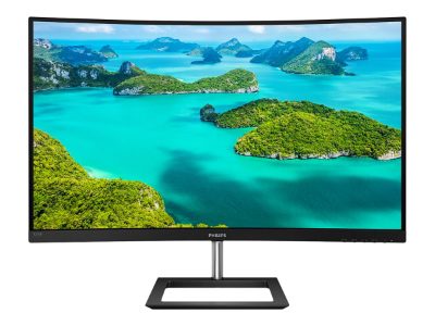 325E1C/00, 31.5 ", VA, QHD, 16:9, 75 Hz, 4 ms, 2560 x 1440, 250 cd/m², HDMI ports quantity 1, Black