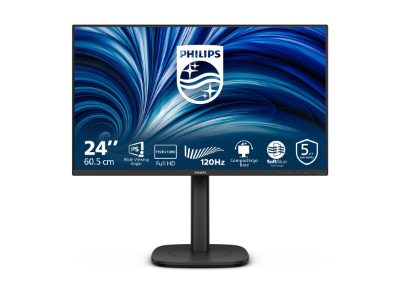 24B2N3200J/00, 24 ", IPS, FHD, 16:9, 120 Hz, 4 ms, 1920 x 1080 pixels, HDMI ports quantity 1, Black