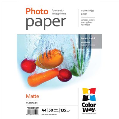 PM135050A4, 135 g/m², A4, Matte Photo Paper
