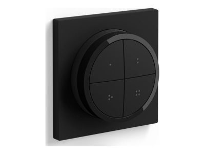 Tap dial switch black, Black