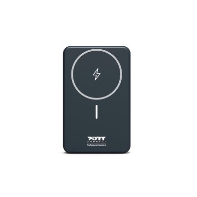 USB-C external battery PD, Wireless Qi2, 10000 mAh, Blue