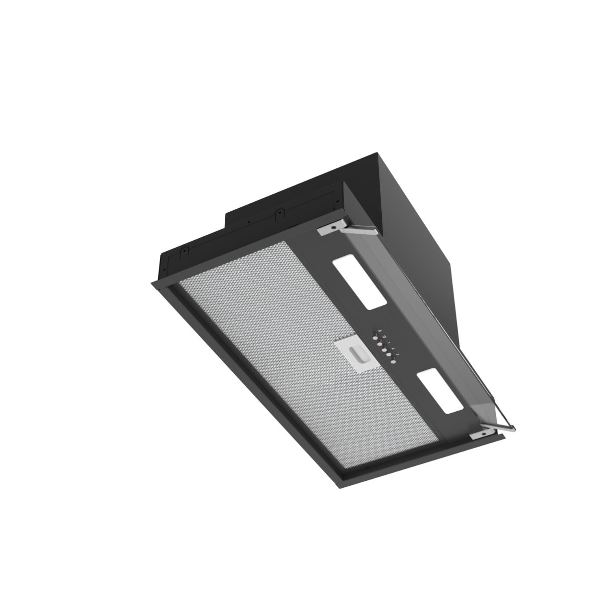 CATA Hood, ARMONIA 60 BK, Canopy, Energy efficiency class C, Width 59.8 cm, 645 m³/h, Mechanical, LED, Black