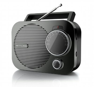 M-050 R, Portable radio, AUX in, Black