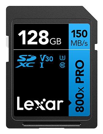 Memory Card, Professional 800x PRO, 128 GB, SDXC, Flash memory class UHS-I