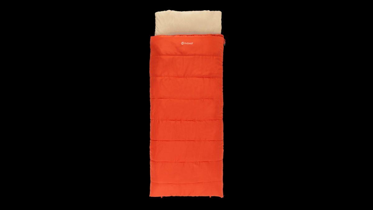 Outwell Contour Lux, Sleeping Bag, 220 x 85 cm, 2-way L-shape open-end with auto lock