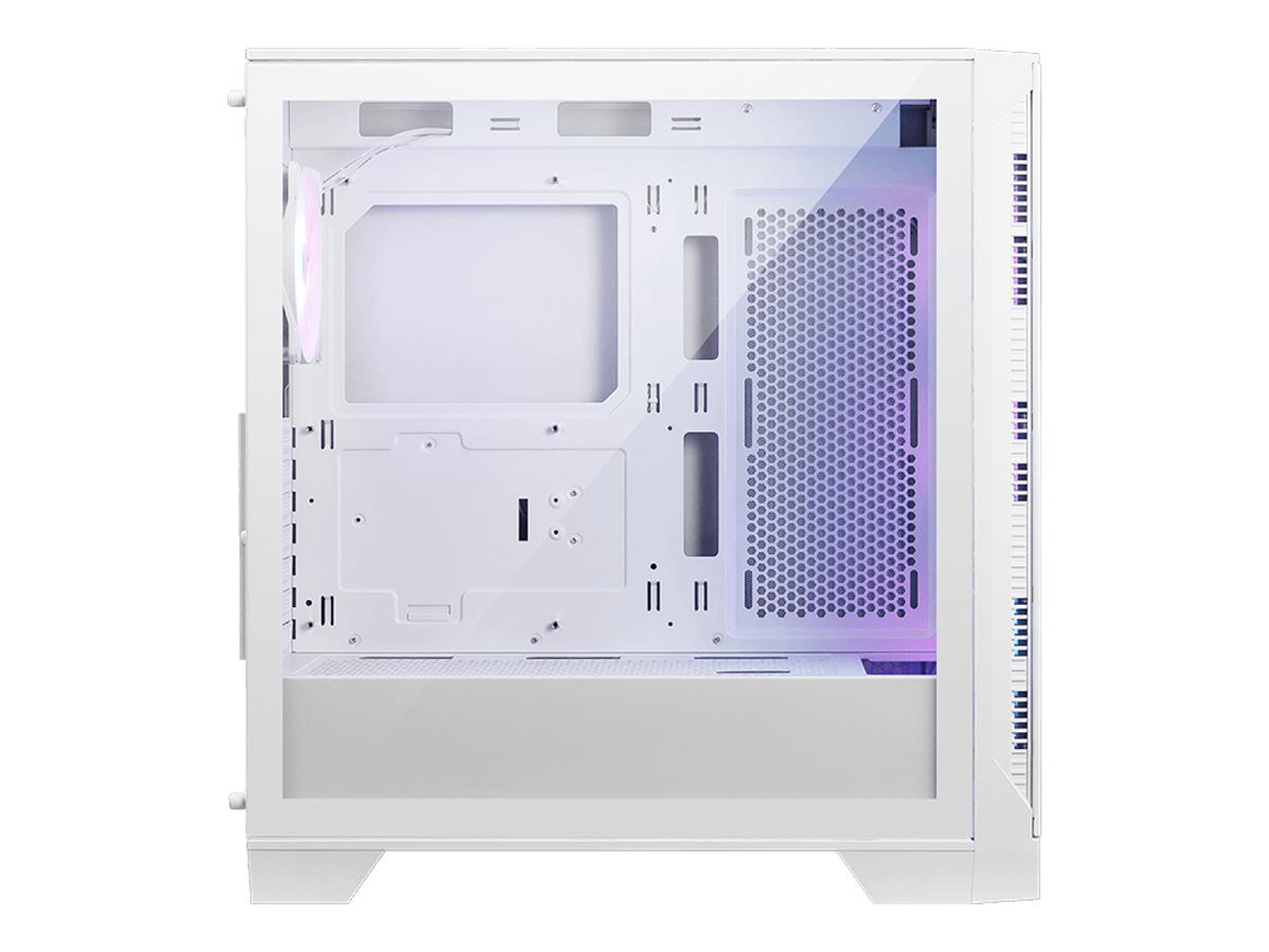 MSI PC Case, MAG FORGE 320R AIRFLOW, Side window, White, Mid Tower, ATX