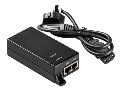 Gigabit Ethernet PoE Injector, DN-95102-1, 10/100/1000 Mbit/s, Ethernet LAN (RJ-45) ports 1xRJ-45 10/100/1000 Mbps Gigabit