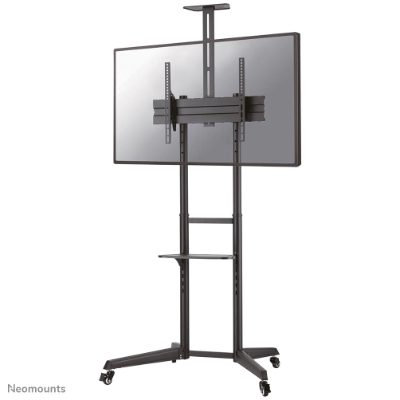 Neomounts Floor stand, FL50-550BL1 TV trolley, Adjustable Height, Tilt, 37-70 ", Maximum weight (capacity) 50 kg, Black