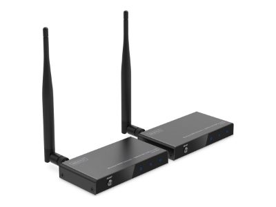 Digitus Wireless HDMI Extender/Splitter Set (100m, 1x4), DS-55346, Black