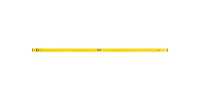 Spirit level aluminium 2 Vials, 2 m